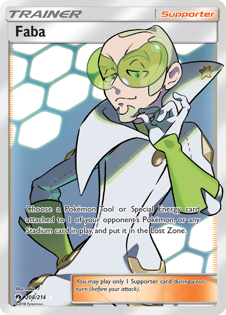 Lost Thunder Faba #208/214