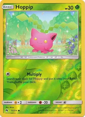 Lost Thunder Hoppip #11/214 reverse holo