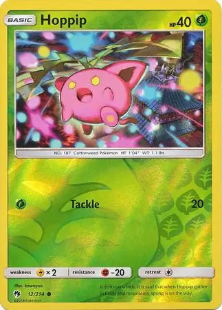 Lost Thunder Hoppip #12/214 reverse holo