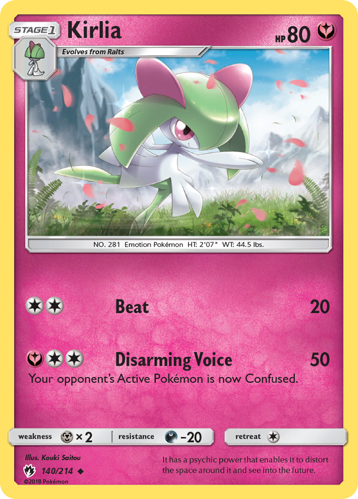 Lost Thunder Kirlia #140/214
