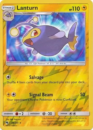Lost Thunder Lanturn #74/214 reverse holo