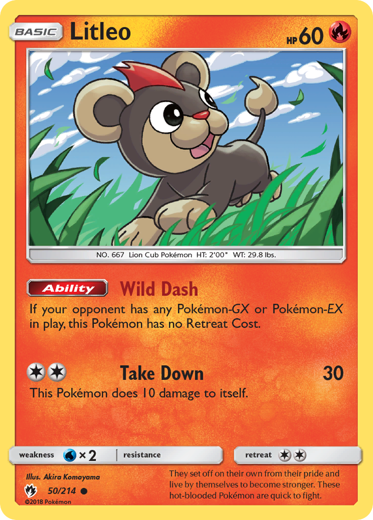 Lost Thunder Litleo #50/214