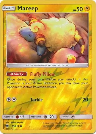 Lost Thunder Mareep #75/214 reverse holo