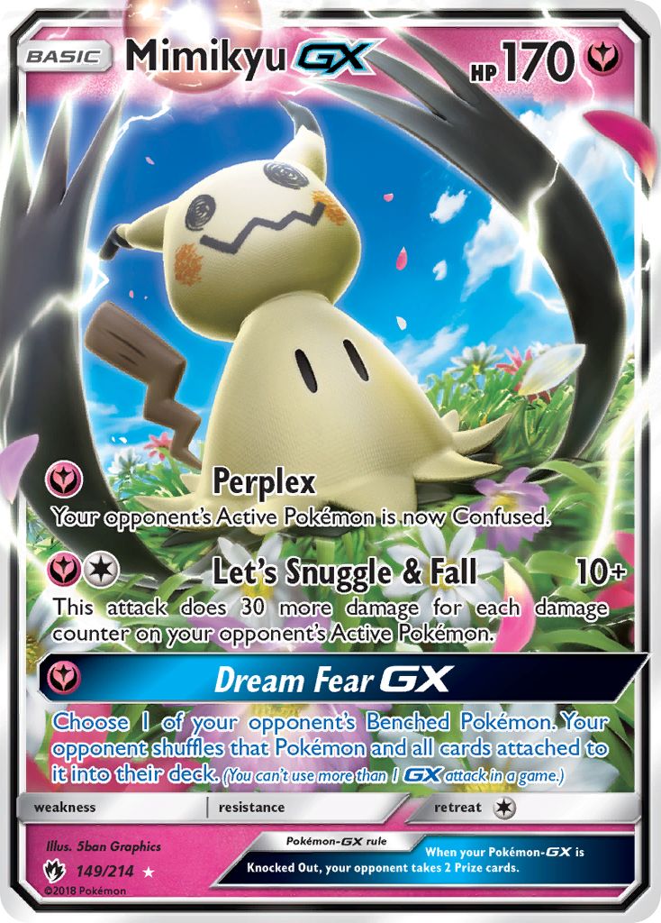 Lost Thunder Mimikyu GX #149/214