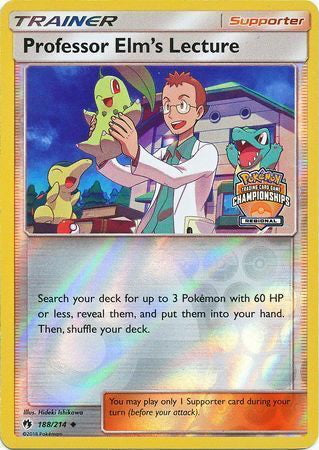 Lost Thunder Professor Elm’s Lecture #188 Regionals Promo