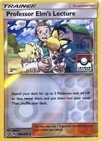 Lost Thunder Professor Elm’s Lecture #188a Third Place Promo