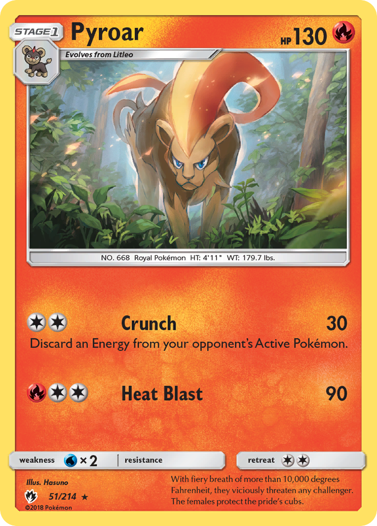 Lost Thunder Pyroar #51/214