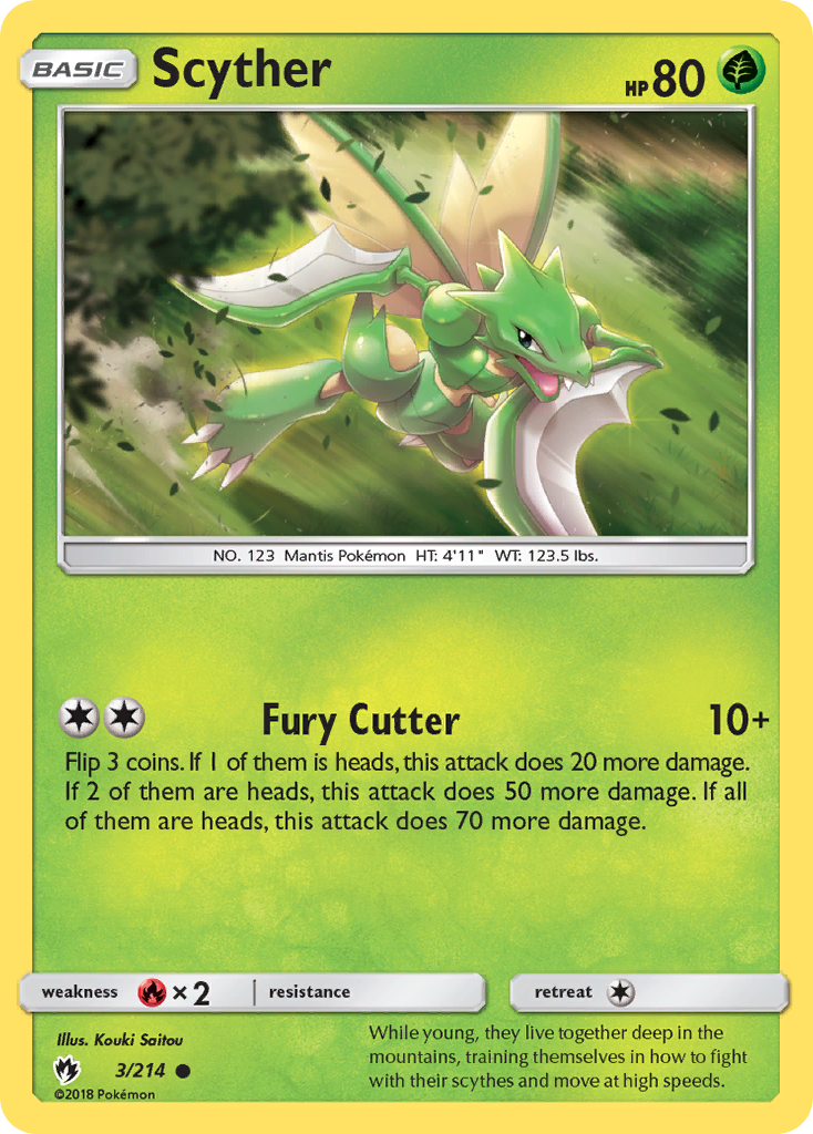 Lost Thunder Scyther #3/214