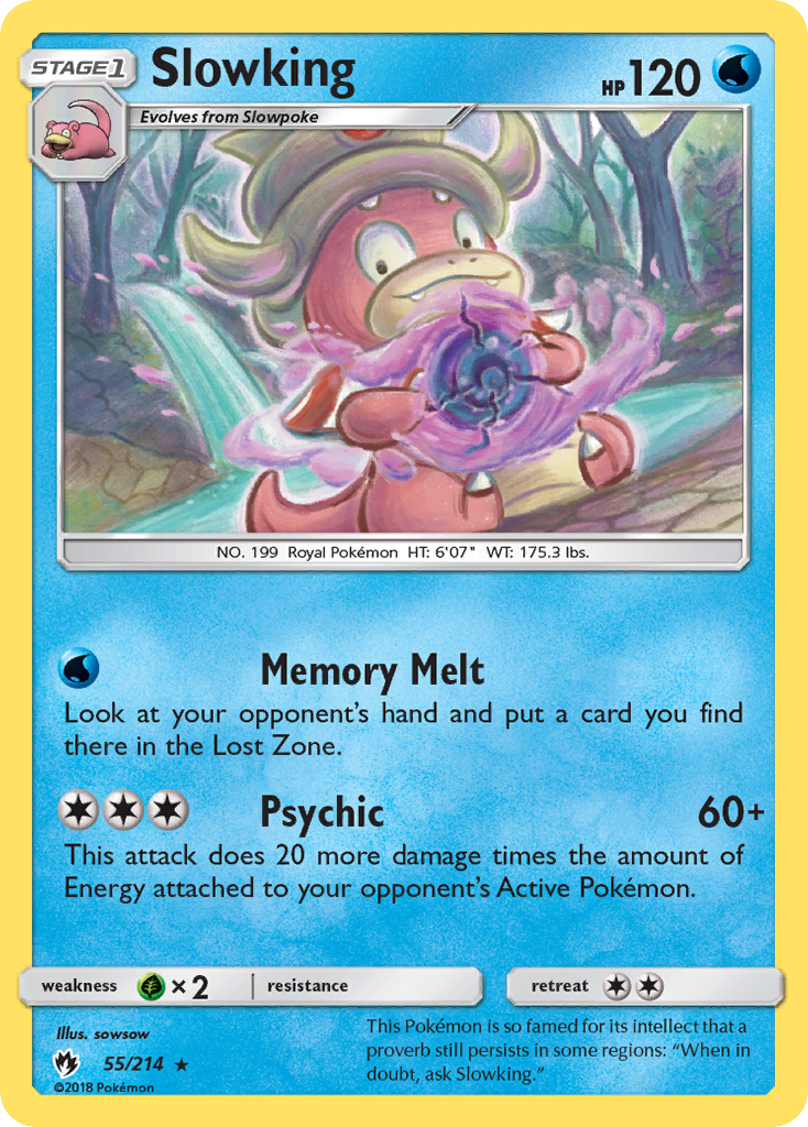 Lost Thunder Slowking #55/214