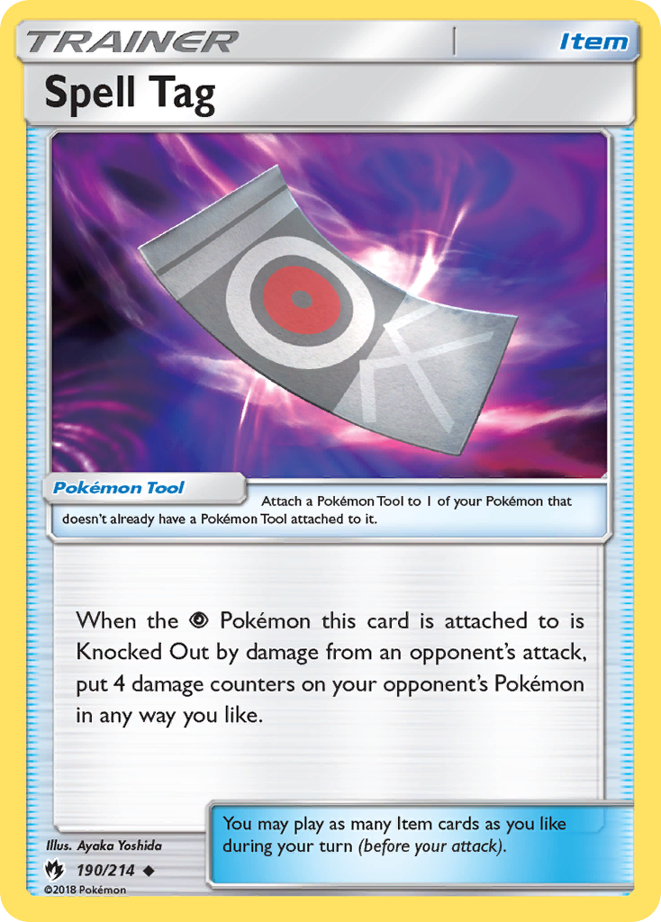 Lost Thunder Spell Tag #190/214