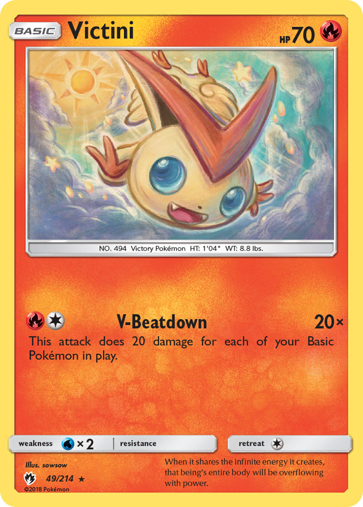 Lost Thunder Victini #49/214