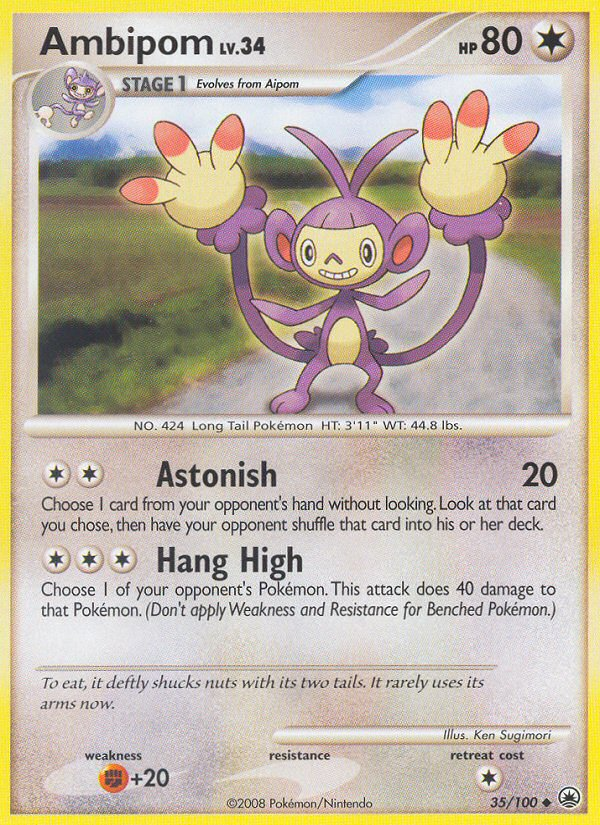 Majestic Dawn Ambipom #35/100