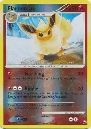 Majestic Dawn Flareon #19/100 reverse holo