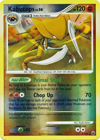 Majestic Dawn Kabutops #6/100 reverse holo