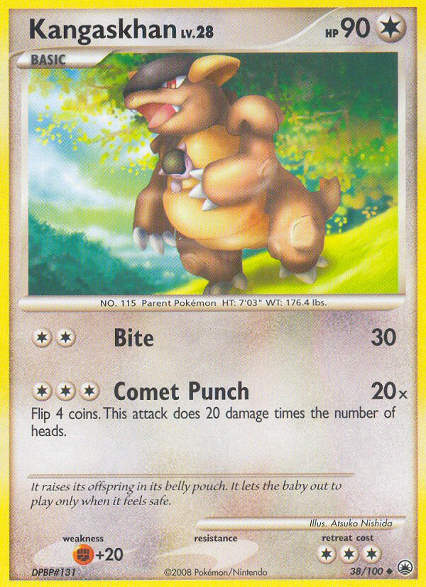 Majestic Dawn Kangaskhan #38/100