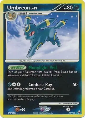 Majestic Dawn Umbreon #32/100 reverse holo
