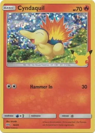 McDonald’s 25th Anniversary Holo Cyndaquil #10