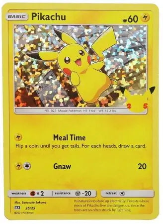 McDonald’s 25th Anniversary Holo Pikachu #25