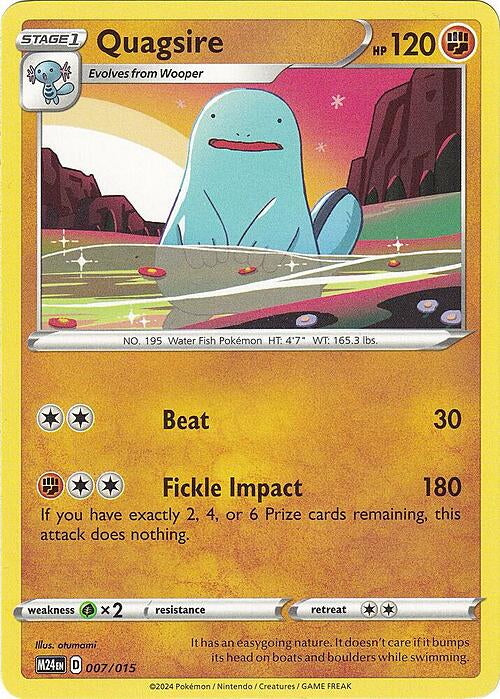 McDonald’s Dragon Discovery Quagsire #007/015
