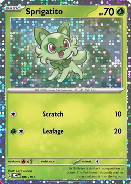 McDonald’s Match Battle 2023 Holo Sprigatito #1