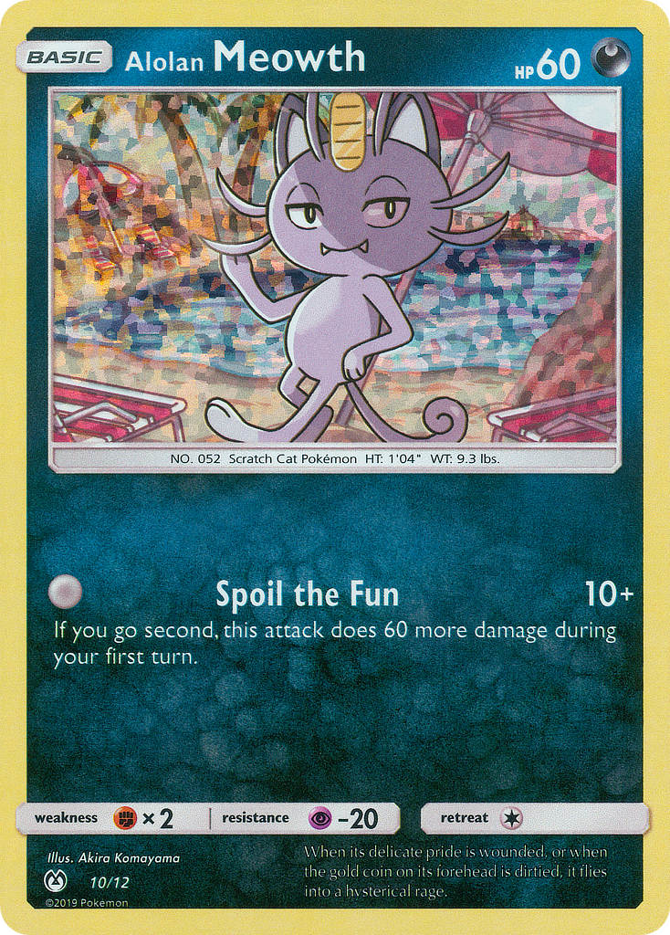 McDonald’s US Collection 2019 Alolan Meowth #10