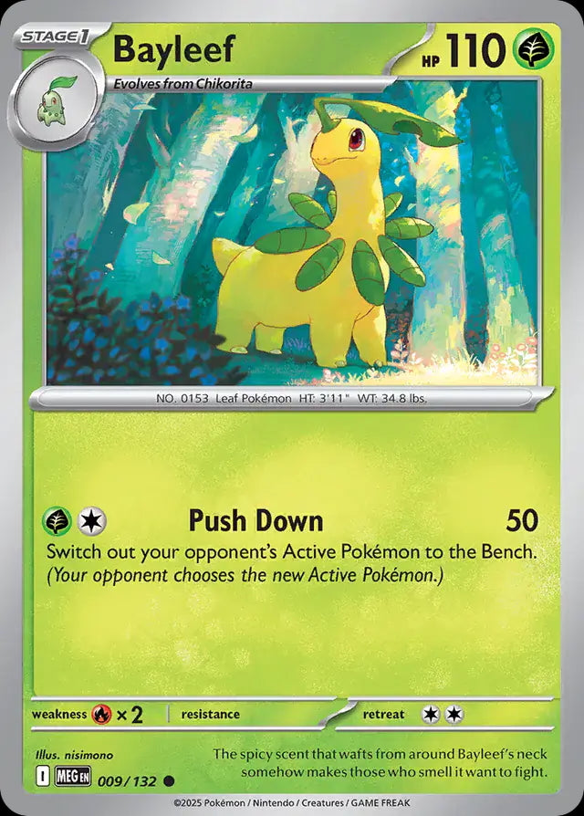 Mega Evolution Bayleef #009/132