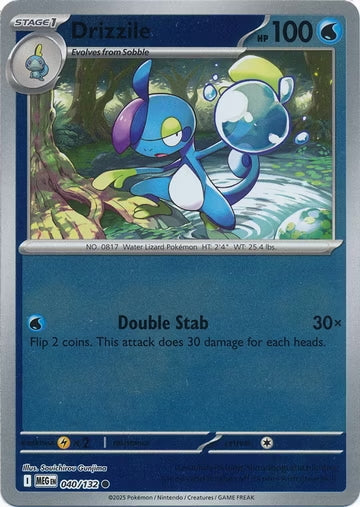Mega Evolution Drizzile #040/132 Reverse Holo