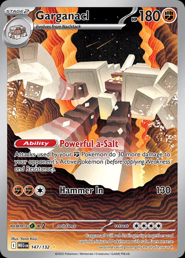 Mega Evolution Garganacl #147/132