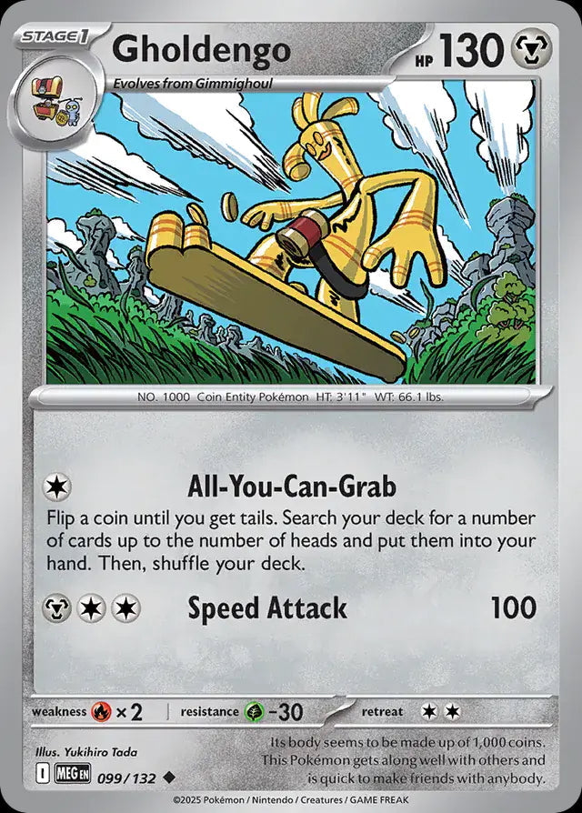 Mega Evolution Gholdengo #099/132