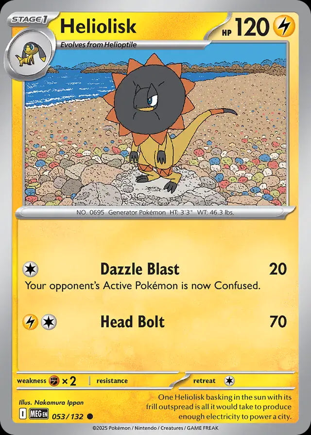 Mega Evolution Heliolisk #053/132