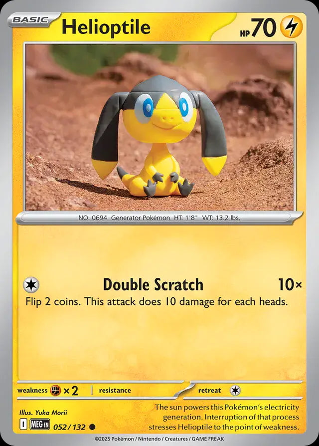 Mega Evolution Helioptile #052/132