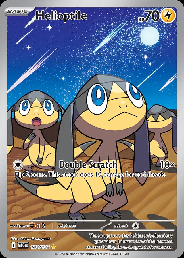 Mega Evolution Helioptile #143/132