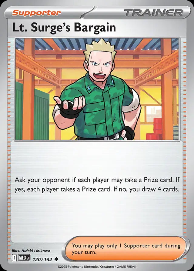 Mega Evolution Lt. Surge's Bargain #120/132