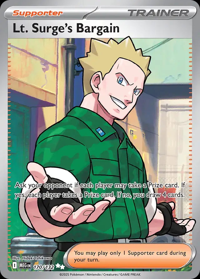 Mega Evolution Lt. Surge's Bargain #170/132