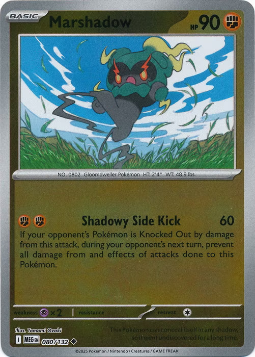 Mega Evolution Marshadow #080/132 Reverse Holo