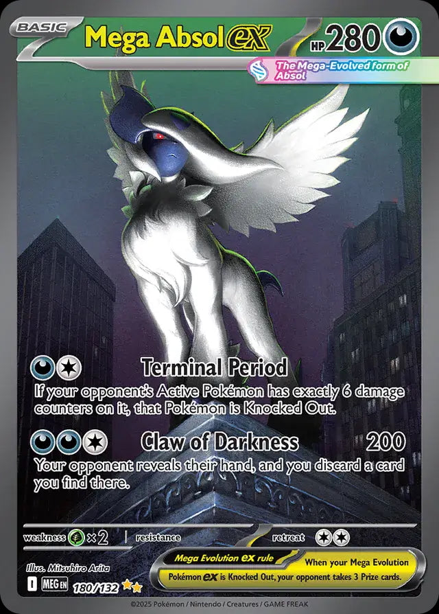 Mega Evolution Mega Absol ex #180/132