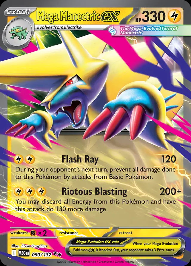 Mega Evolution Mega Manectric ex #050/132
