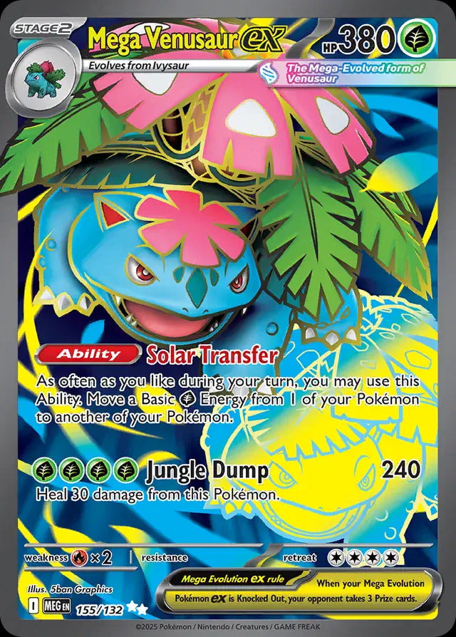Mega Evolution Mega Venusaur ex #155/132