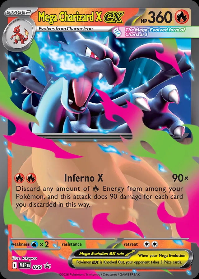 Mega Evolution Promo Mega Charizard X ex #029