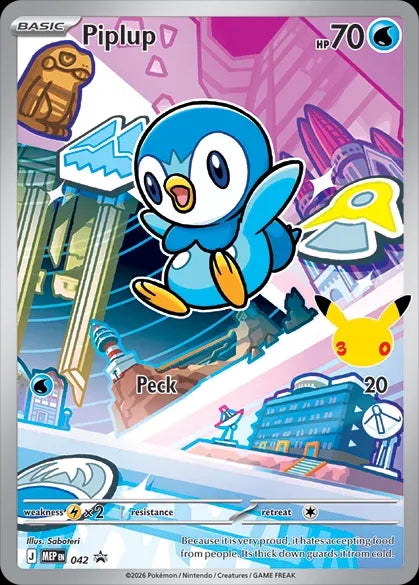 Mega Evolution Promo Piplup #042