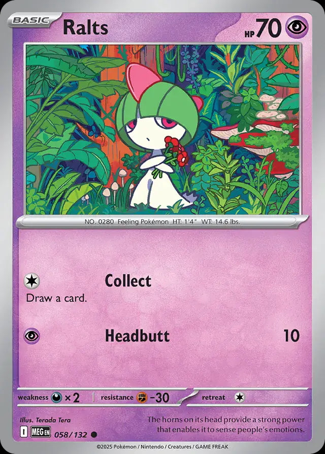 Mega Evolution Ralts #058/132