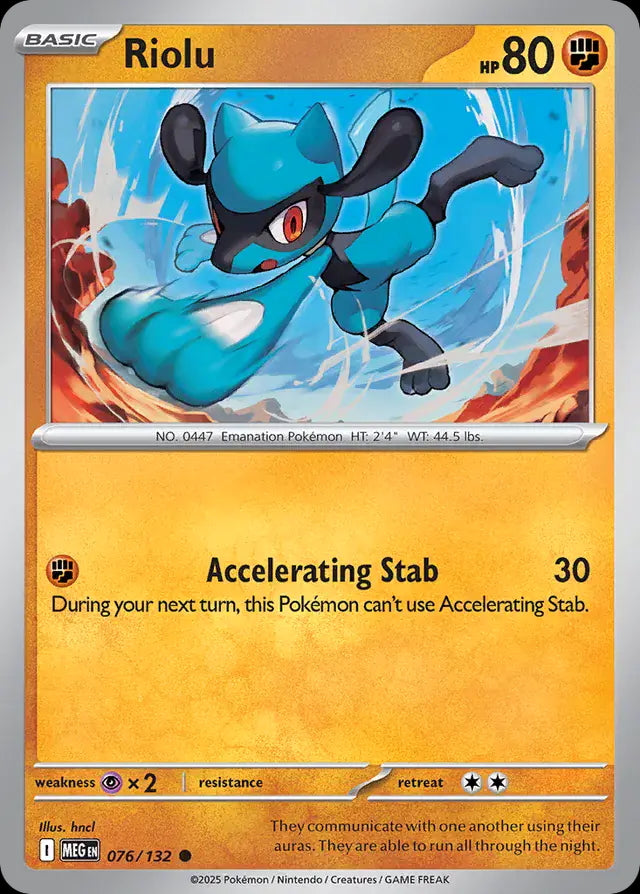 Mega Evolution Riolu #076/132