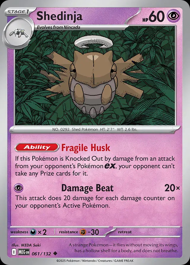 Mega Evolution Shedinja #061/132