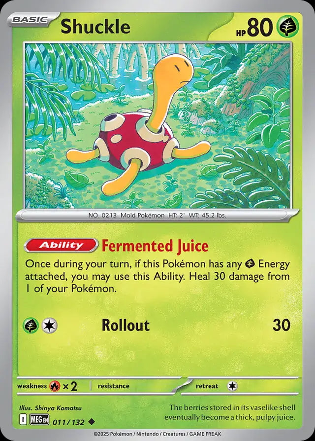 Mega Evolution Shuckle #011/132