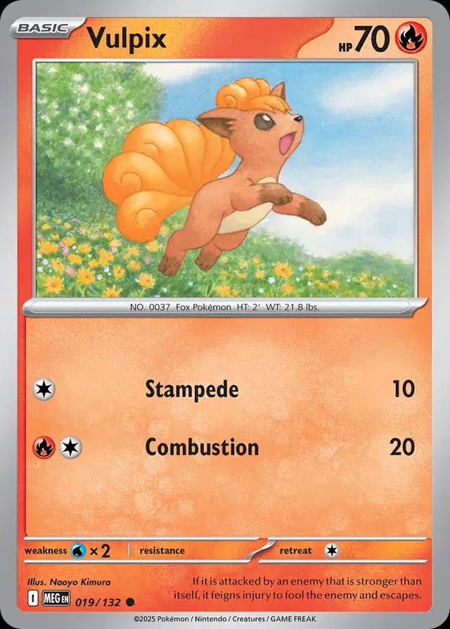 Mega Evolution Vulpix #019/132