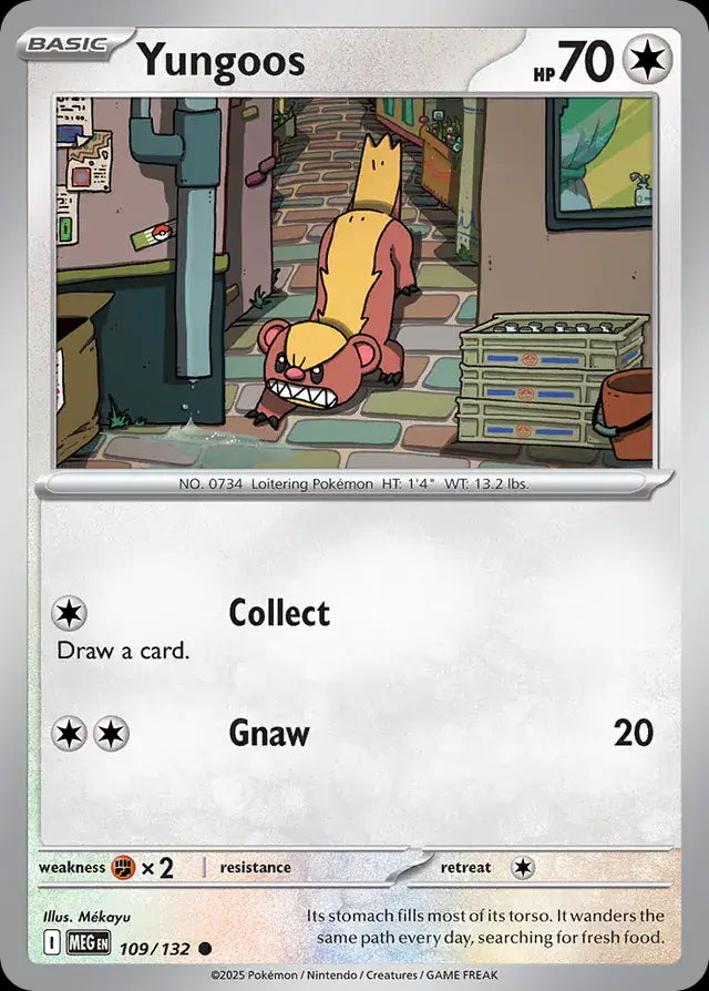Mega Evolution Yungoos #109/132