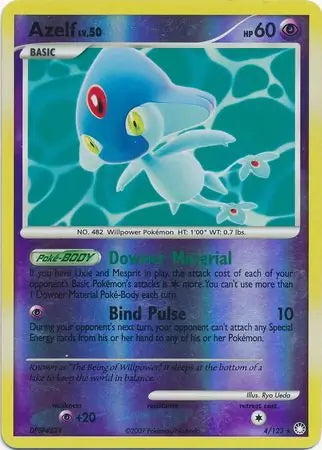 Mysterious Treasures Azelf #4/123 reverse holo