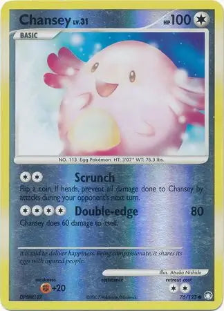 Mysterious Treasures Chansey #76/123 reverse holo