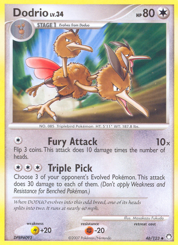 Mysterious Treasures Dodrio #46/123