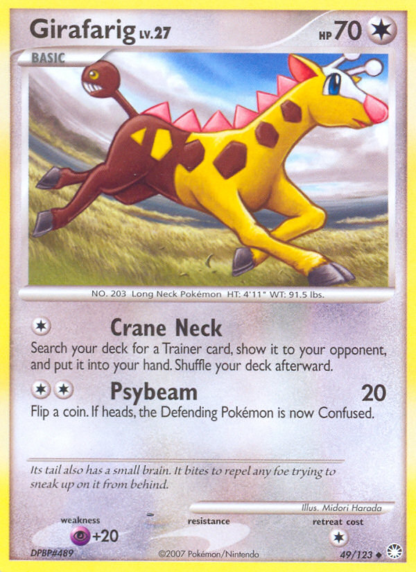 Mysterious Treasures Girafarig #49/123